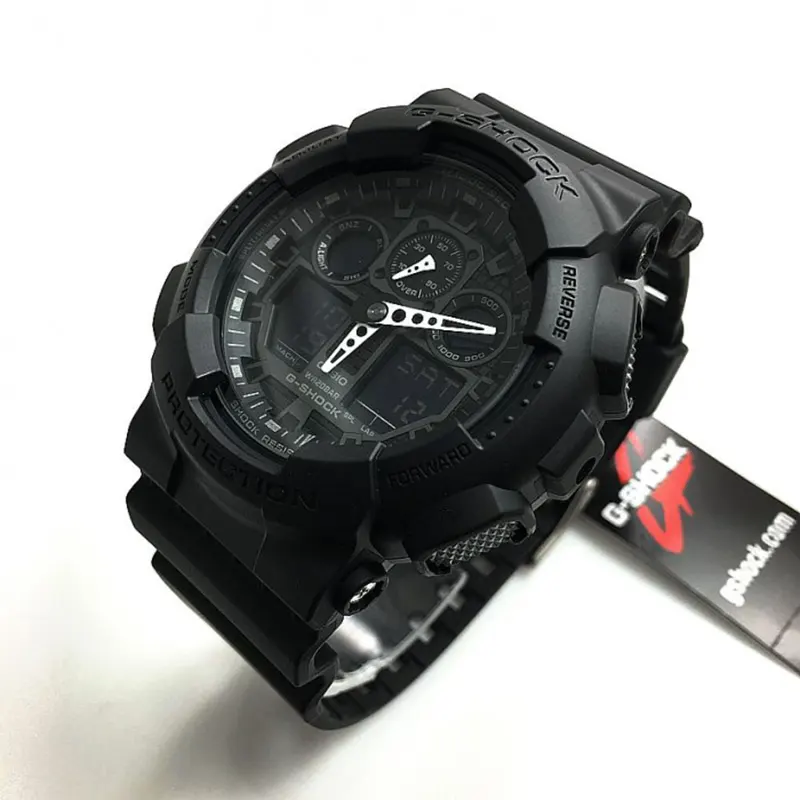 Casio G-Shock Dual-time Analog-Digital Men's Watch-  GA-100-1A1DR